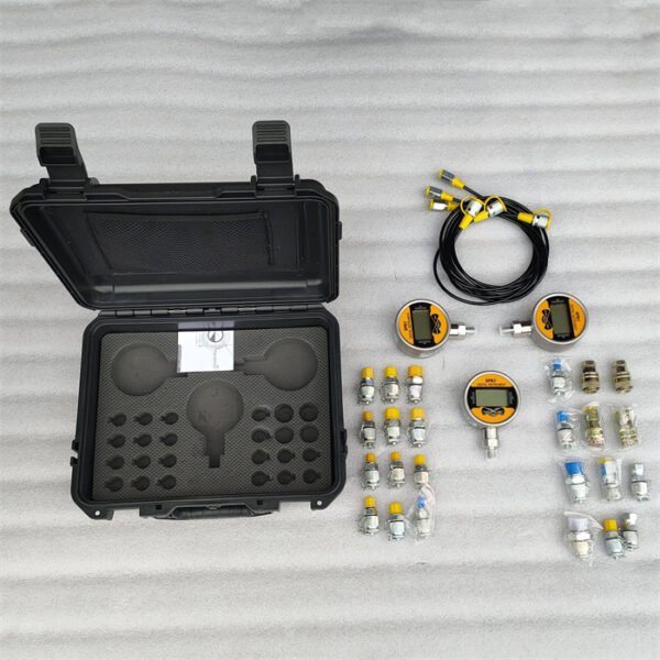 Hydraulic Gauge 0-3500 Hydraulic Pressure Test Gauge Set Diagnostic YBS-80 230504406 0-60MPa Test Kits - Image 4