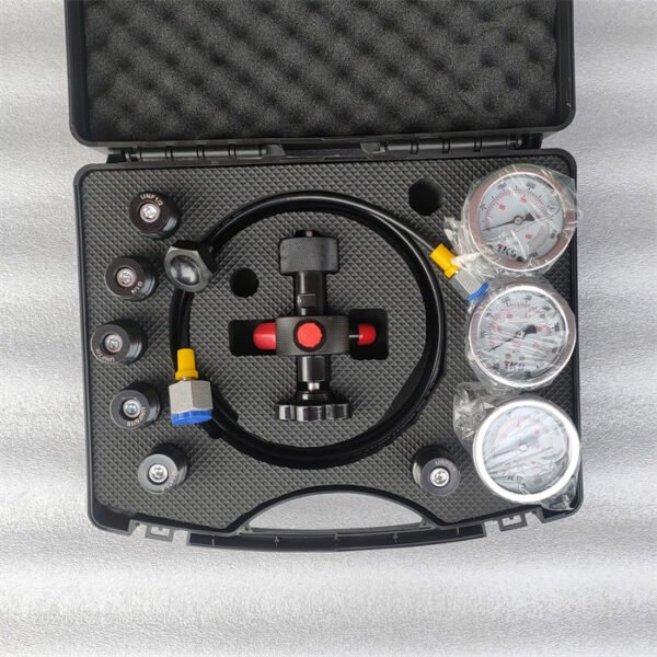 XZGK-01 Pressure Test Kit FPU-1 Energy Accumulator Nitrogen Filling Tool Seven-in-one Excavator Hydraulic Pressure Kit - Image 7