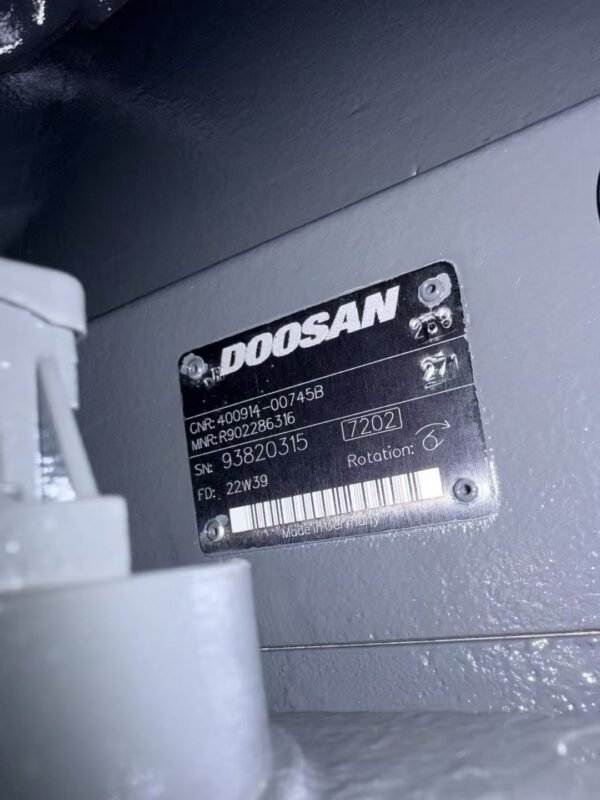 Genuine A8VO225 Main Pump 400914-00745B for Doosan Develon DX560 DX560LC-9C DX530LC-7K DX490LCA Hydraulic pump - Image 4